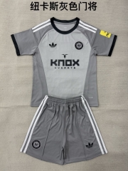 Kids 2026/27 Newcastle United Goalkeeper Gray Kids/Youth Soccer Uniform-208