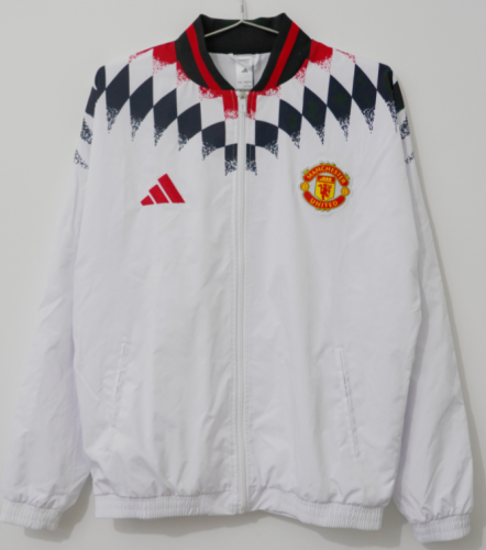 2026/27 Manchester United White Windbreaker Hoodies Top-66/510