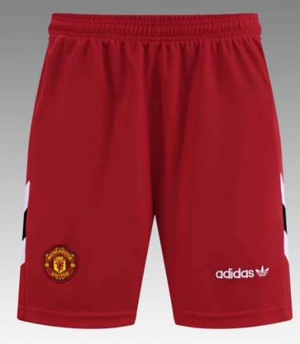 2026/27 Manchester United Red Thailand Soccer Training Shorts-418