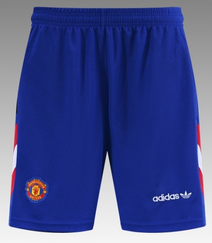 2026/27 Manchester United Blue Thailand Soccer Training Shorts-418