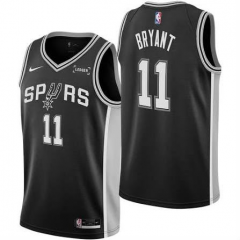 San Antonio Spurs NBA Black #11(BRYANT)  Jersey-311