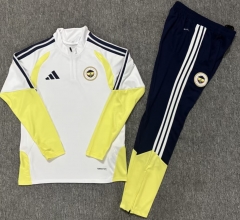 2026/27 Fenerbahçe White Soccer Tracksuit Uniform-2A