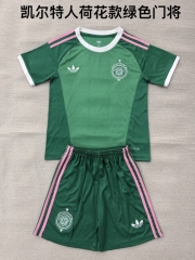 Kids 2026/27 Celtic Goalkeeper Green Kids/Youth Soccer Uniform-208