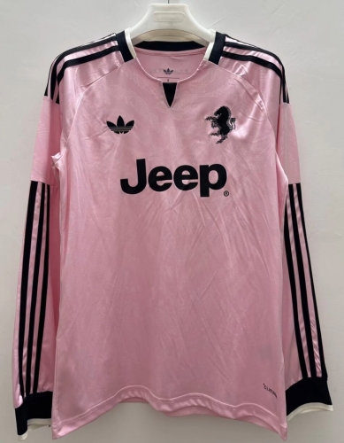 2026/27 Juventus Away Pink LS Thailand LS Soccer Jersey AAA-410