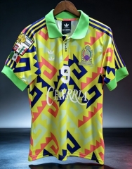 2026/27 Retro Jointed Version Mexico Yellow Thailand Soccer Jerseys AAA-709