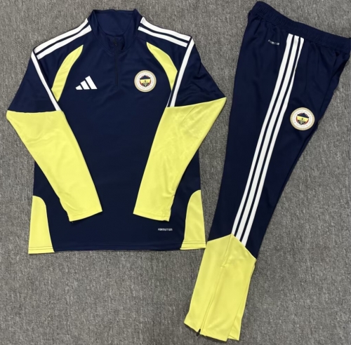 2026/27 Fenerbahçe Black Soccer Tracksuit Uniform-2A