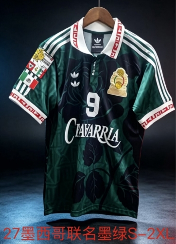 2026/27 Retro Jointed Version Mexico Dark Green Thailand Soccer Jerseys AAA-709