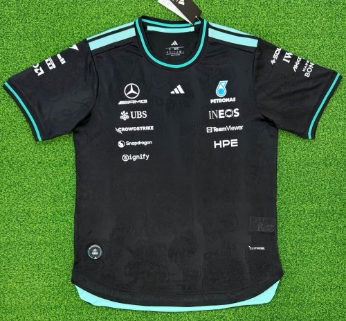 Player Version 2026 Mercedes Benz Black Formula One Racing Shirts-320