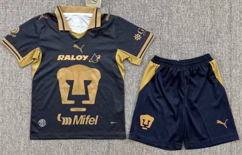 Kids 2026/27 Pumas UNAM Home Royal Blue Kids/Youth Soccer Uniform-208/522