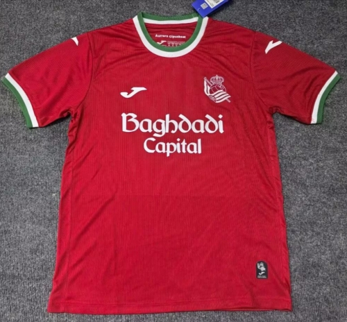 2026/27 Real Sociedad 2nd Away Red Thailand Soccer Jersey AAA-95/312
