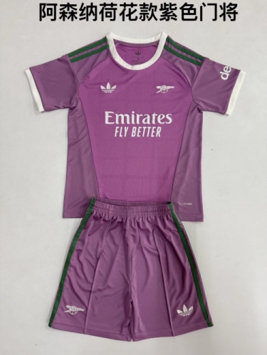 2026/27 Arsenal Goalkeeper Purple Soccer Uniform-208