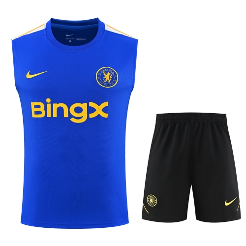 2026/27 Chelsea Blue Thailand Soccer Training Vest Set-418