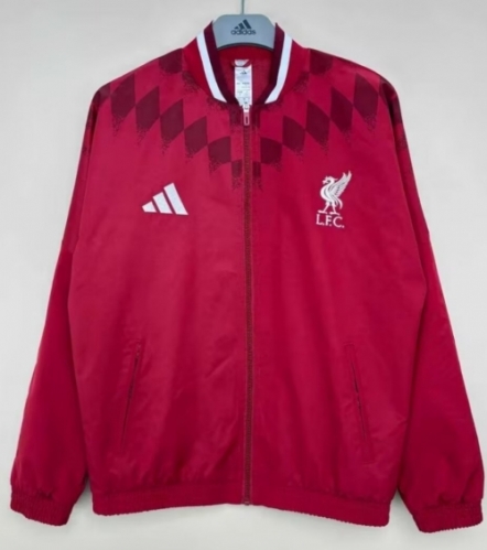 2026/27 Liverpool Red Windbreaker Hoodies Top-C1