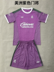 Kids 2026/27 Club América Purple Goalkeeper Kids/Youth Soccer Uniform-208