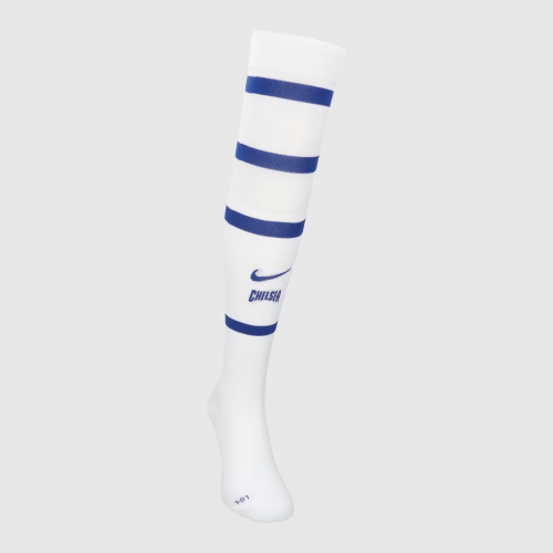 Kids/Adult 2026/27 Chelsea 2nd Away White Thailand Soccer Socks