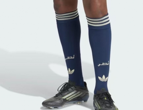 Adult/Kids 2026/27 Al-Nassr FC Away Royal Blue Thailand Soccer Socks
