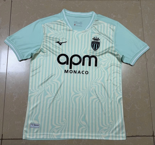 2026/27 Monaco 2nd Away Yellow & Green Thailand Soccer Jersey AAA-47