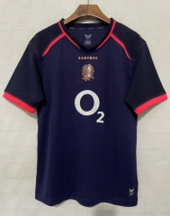 2026 England Away Royal Blue Thailand Rugby Shirts-805