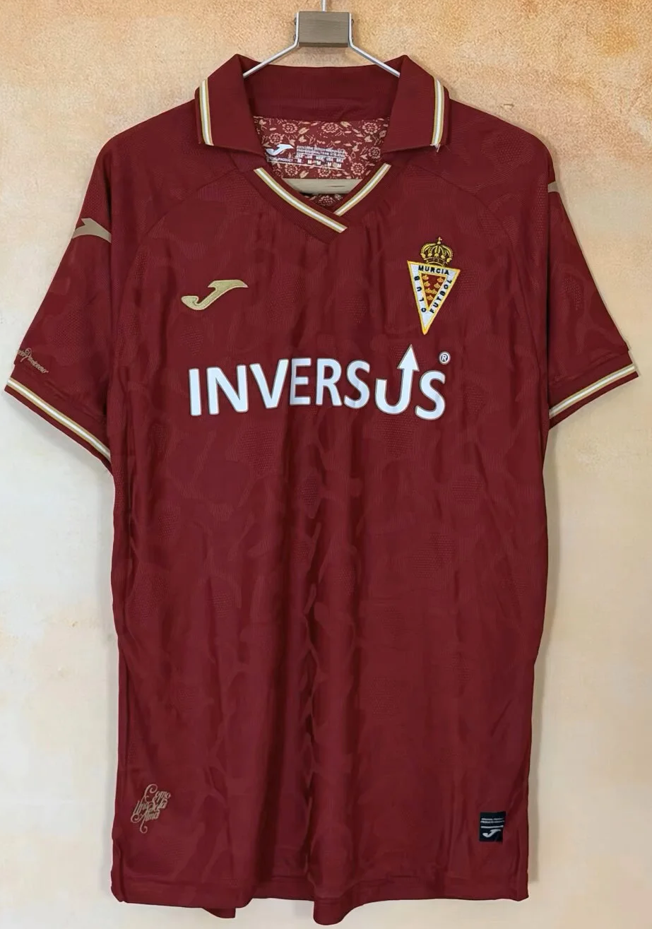 2026/27 Real Murcia Club de Fútbol Home Red Thailand Soccer Jersey AAA-23