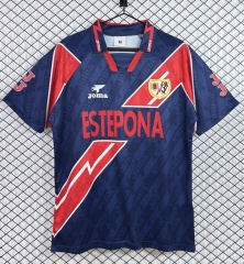 95/96 Retro Version Rayo Vallecano Away Royal Blue Thailand Soccer Jersey AAA-503