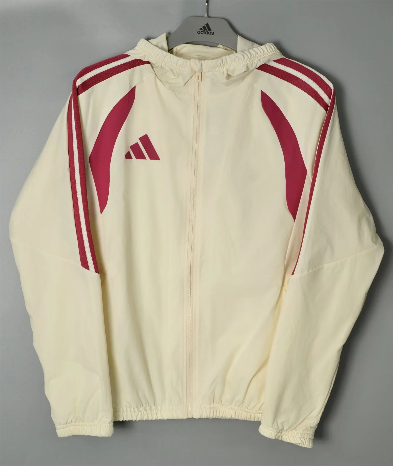 2026/27 Addia Rice Yellow Windbreaker Hoodies Top With Hat-801