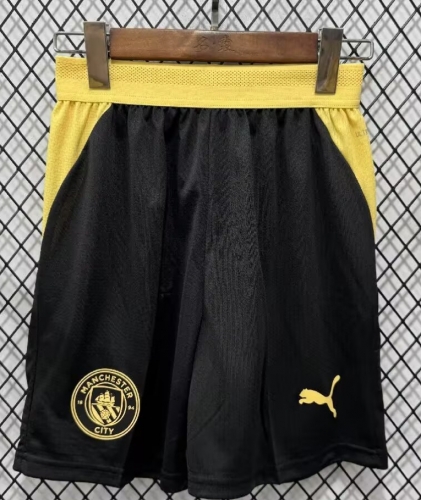 Player Version 2026/27 Manchester City Away Black Thailand Soccer Shorts-XY