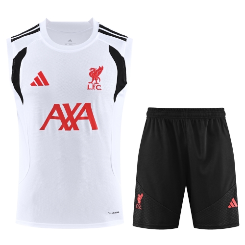 2026/27 Liverpool White Thailand Soccer Training Vest Set-418