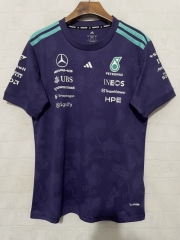 2026 Fan Version Mercedes Benz Black Purple Formula One Racing Shirts-805