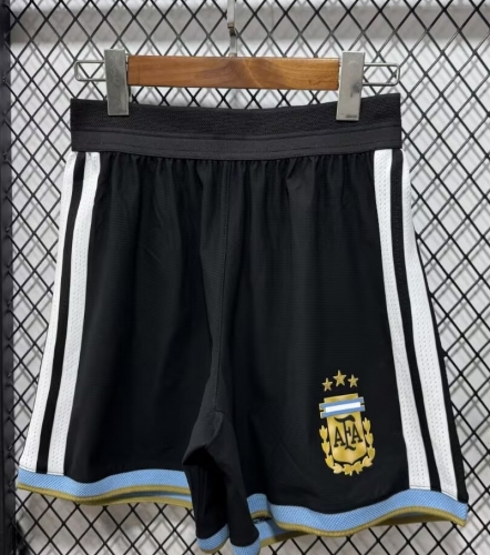 Player Special Version 2026/27 Argentina Black Thailand Soccer Shorts-88