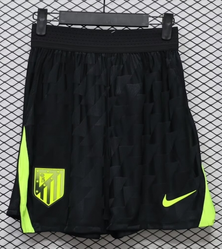 Player Version 2026/27 Atletico Madrid Away Black Thailand Soccer Shorts-88