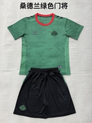 Kids 2026/27 Sunderland Goalkeeper Green Kids/Youth Soccer Uniform-208