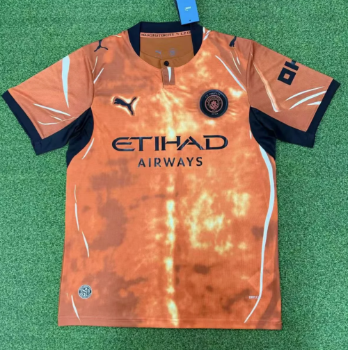 2026/27 Manchester City 3nd Away Orange Thailand Soccer Jersey AAA-320