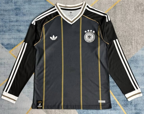 2026/27 Germany 2nd Away Black LS Thailand Soccer Jersey AAA-410