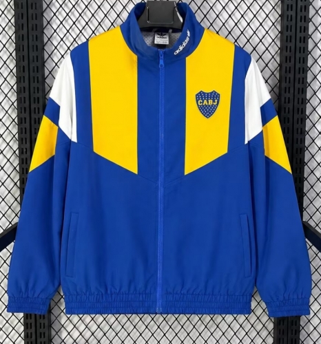 2026/27 BOCA Juniors Yellow & Blue Windbreaker Hoodies Top-47
