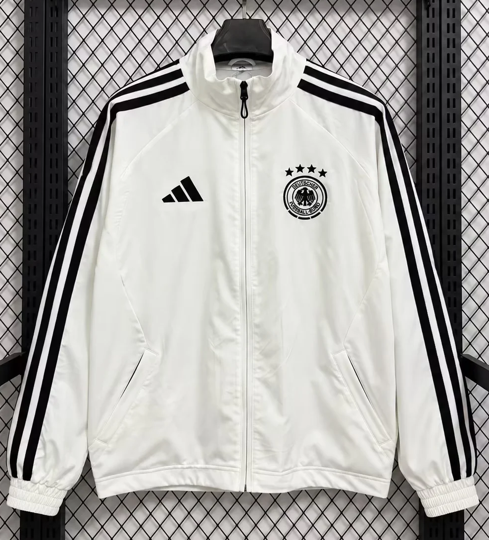 2026/27 Germany White Windbreaker Hoodies Top-47