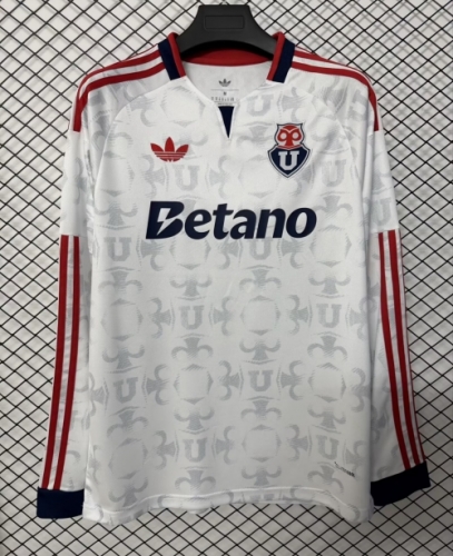 2026/27 Club Universidad de Chile Away White LS Thailand Soccer Jersey-95