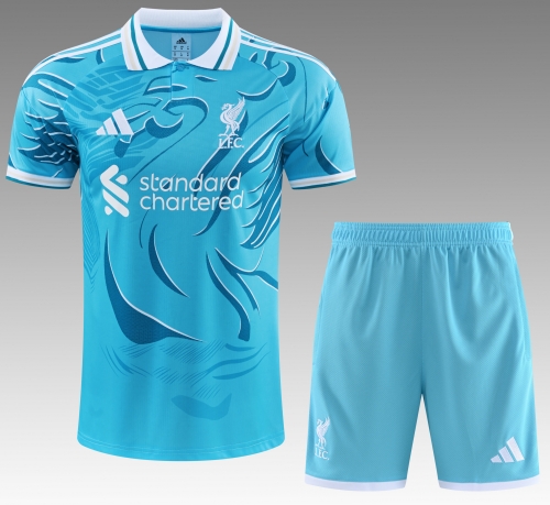 2026/27 Liverpool Sky Blue Thailand Training Soccer Uniform-418