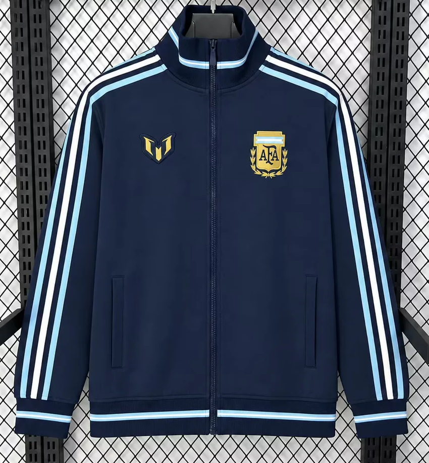 2026/27 Special Version Argentina Royal Blue Windbreaker Hoodies Top-47