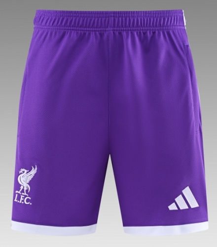2026/27 Liverpool Purple Thailand Training Soccer Shorts-418