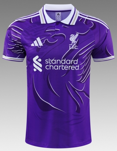 2026/27 Liverpool Purple Thailand Soccer Training Jerseys-418