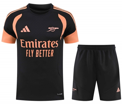 2026/27 Arsenal Orange & Black Thailand Training Soccer Uniform-418