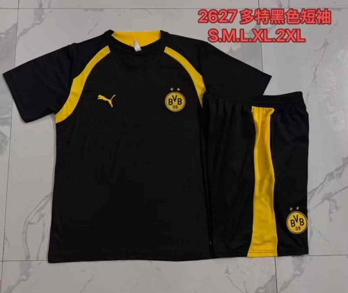2026/27 Borussia Dortmund Black Shorts-Sleeve Thailand Soccer Uniform-815