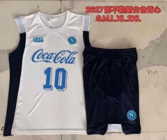 2026/27 SSC Napoli White Soccer Vest Uniform-815