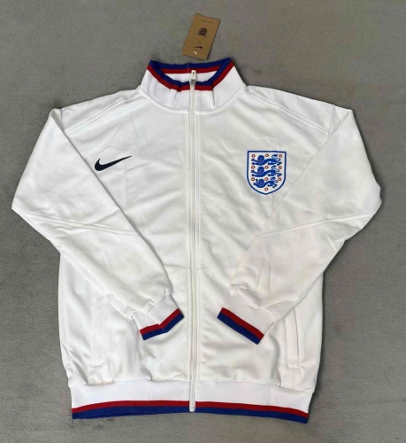 2026 England White Soccer Jacket Top-510