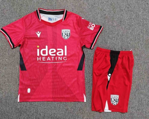 Kids 2026/27 West Bromwich Albion Away Red Kids/Youth Soccer Uniform-1040