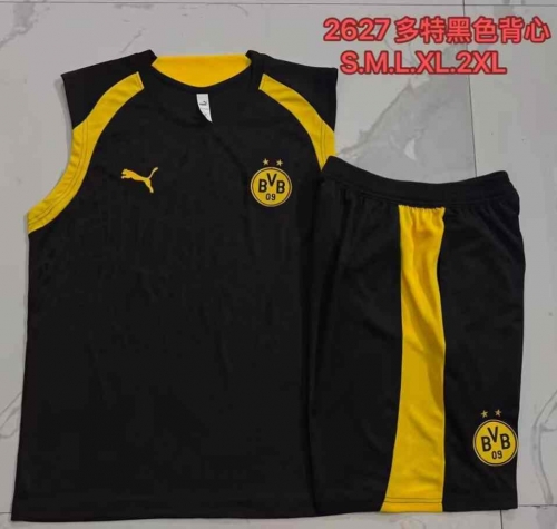 2026/27 Borussia Dortmund Black Soccer Vest Uniform-815