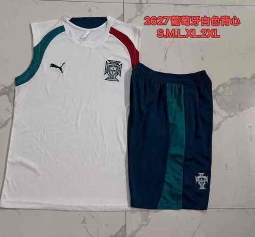 2026/27 Portugal White Soccer Vest Uniform-815