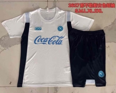 2026/27 SSC Napoli White Shorts-Sleeve Thailand Soccer Uniform-815
