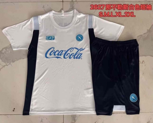 2026/27 SSC Napoli White Shorts-Sleeve Thailand Soccer Uniform-815