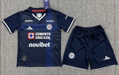 Kids 2026/27 Cruz Azul 2nd Away Royal Blue Kids/Youth Soccer Uniform-522